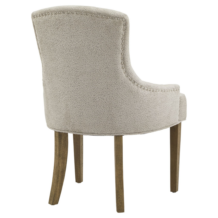 Longton Taupe Dining Chair | Dining Chair | Fabric Dining Chair | Wooden Dining Chair