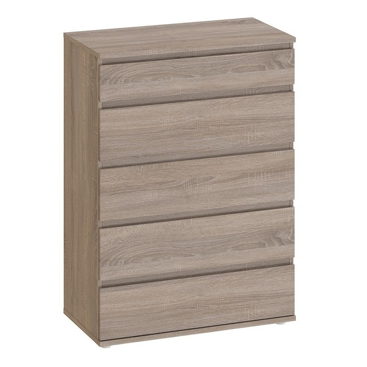 Bury Chest of 5 Drawers in Truffle Oak | Chest of Drawers | Drawers 