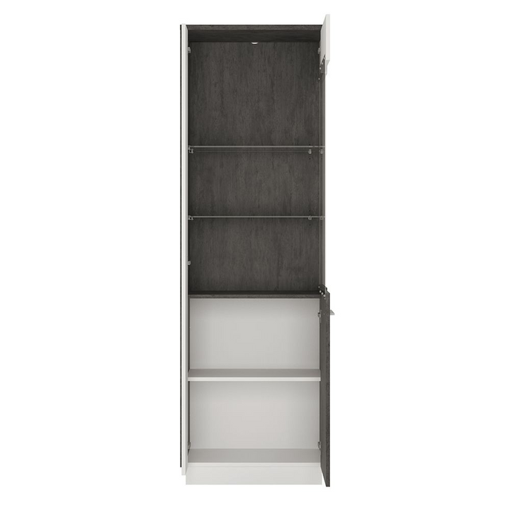 Grantham Tall Glazed Display Cabinet (RH) | Dining Cabinet | Dining Cabinets
