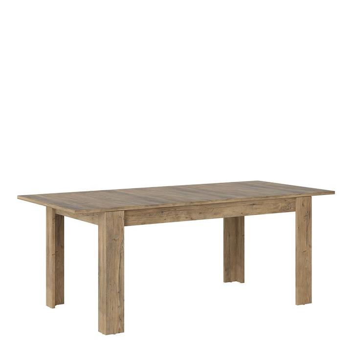 Ecclesfield Extending Dining Table 160-200cm in Chestnut and Matera Grey | Dining Table