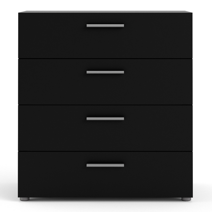 Ende Chest of 4 Drawers in Black | Chest of Drawers | Drawers 