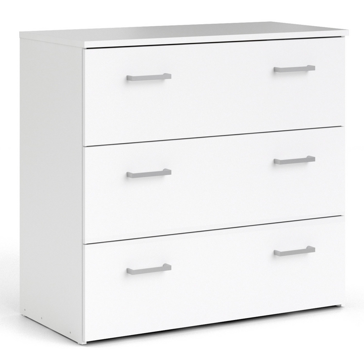 Longton Chest of 3 Drawers in White | Chest of Drawers | Drawers 