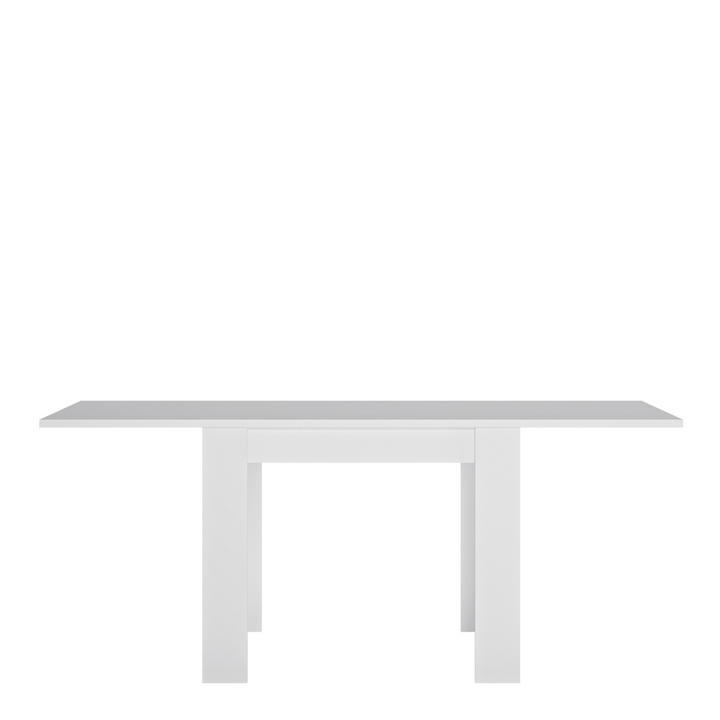 Earley Small Extending Dining Table 90-180cm in White and High Gloss | Dining Table