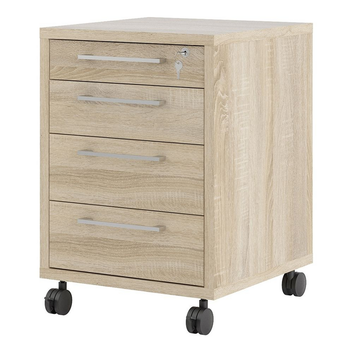 Beeston Mobile Cabinet in Oak | Living Room Cabinets | Living Room Cabinet