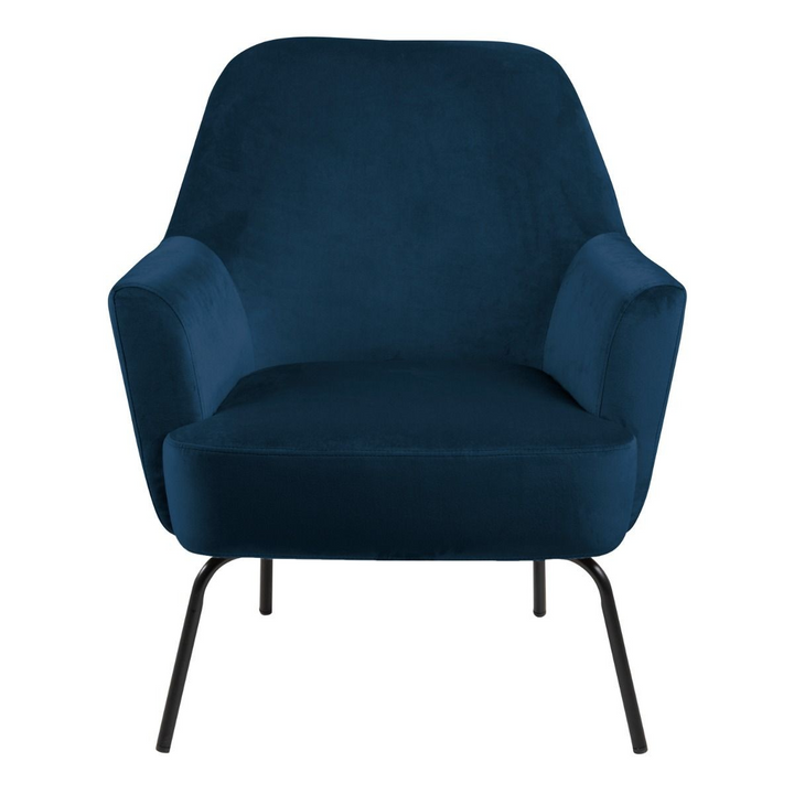 Llanelli Lounge Chair in Navy Blue | Lounge Chair | Lounge Chairs