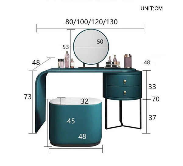 Ealing Dressing Table with Mirror, White 120cm | Dressing Table | Dressingtable 