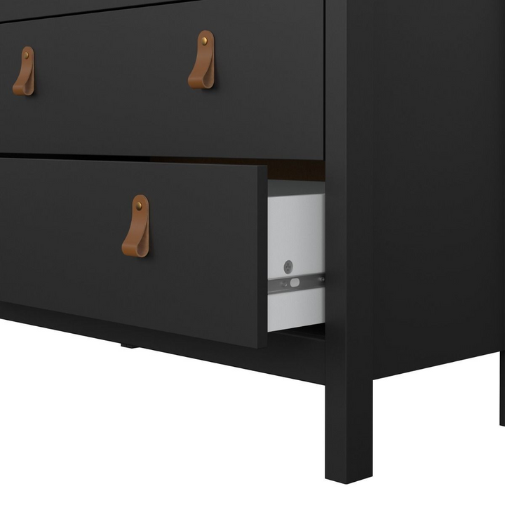 Droitwich Chest 3+2 Drawers in Matt Black | Chest of Drawers | Drawers 