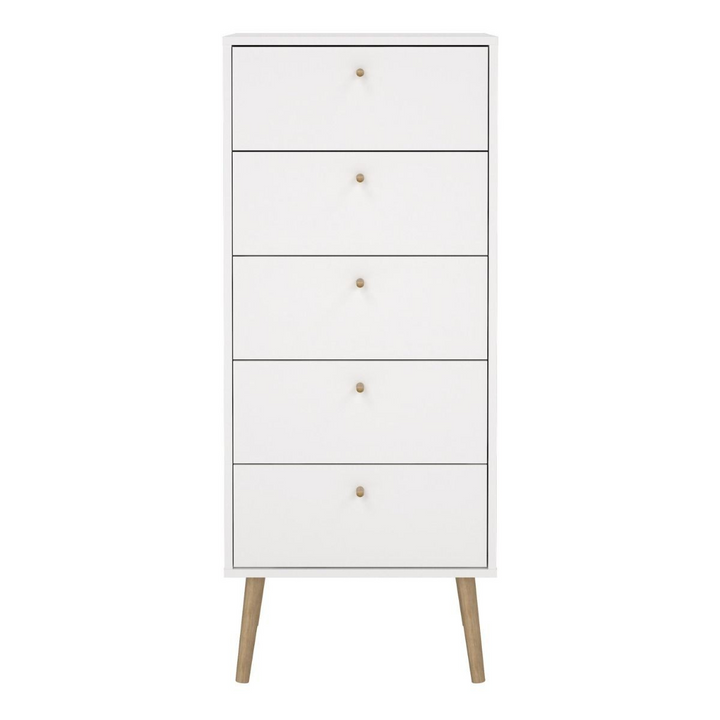 Darlaston Chest 5 Drawers White | Chest of Drawers | Drawers 