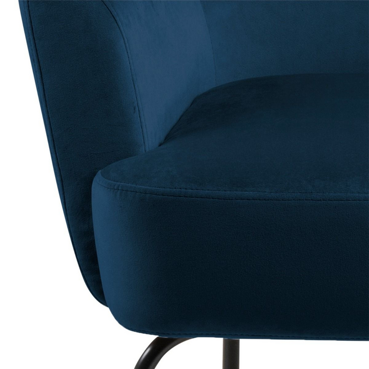 Llanelli Lounge Chair in Navy Blue | Lounge Chair | Lounge Chairs