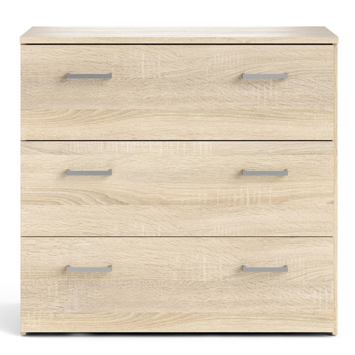 Longton Chest of 3 Drawers in Oak | Chest of Drawers | Drawers 