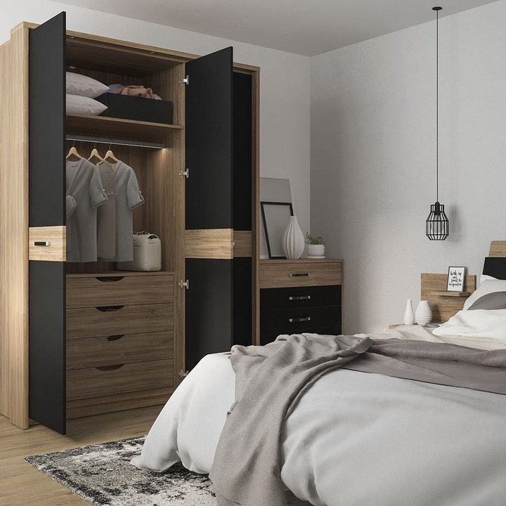 Farnworth 1 Drawer Bedside with Open Shelf| Bedside Cabinet | Bedside Cabinets | Bedroom Cabinet 