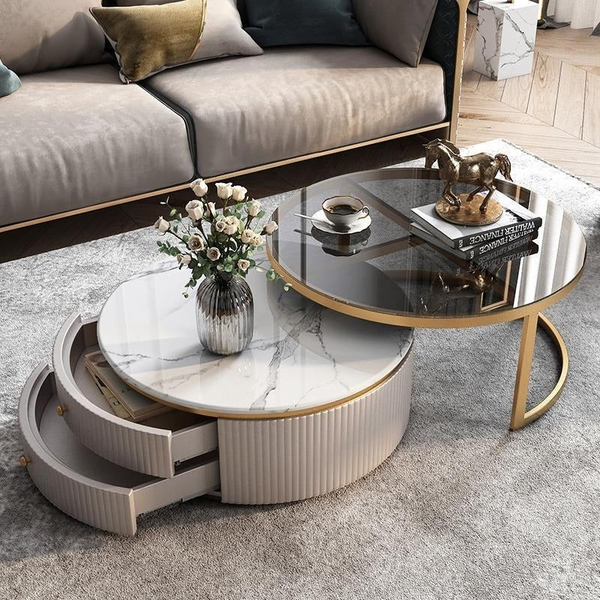 Nuneaton Nesting Coffee Table Set | Coffee Table | Tea Table 