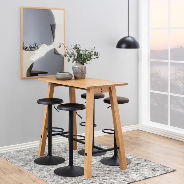 Falkirk Black Bar Stool without Back Set of 2 | Bar Stools | Counter Stools | Bar & Counter Stools