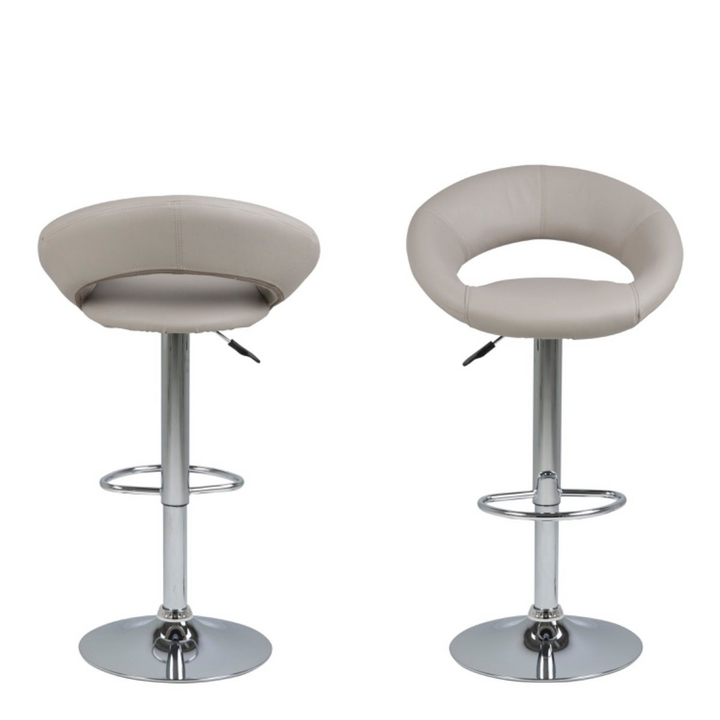 Walkden Light Grey Swivel Bar Stool with Open Back | Bar Stools | Counter Stools | Bar & Counter Stools