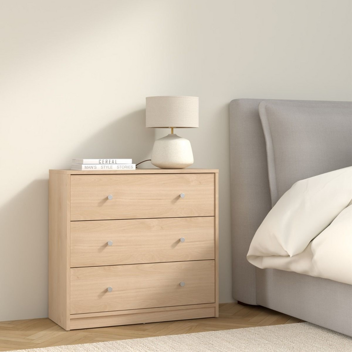 Shenley Chest of 3 Drawers in Jackson Hickory Oak | Chest of Drawers | Drawers 