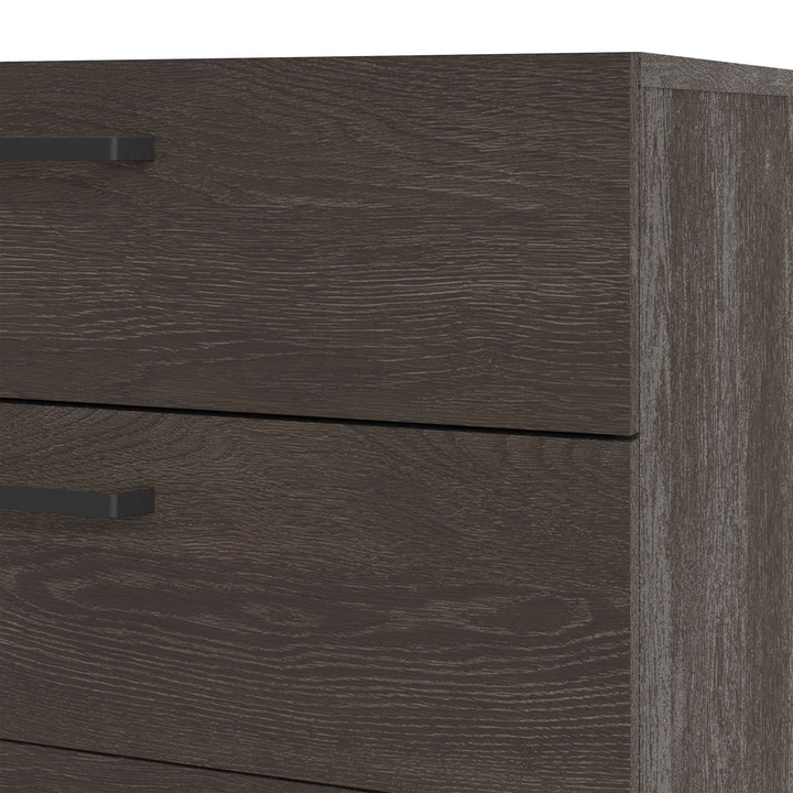 Newtownards Double Dresser 8 Drawers in Rovere Gessato Dark Oak | Chest of Drawers | Drawers 