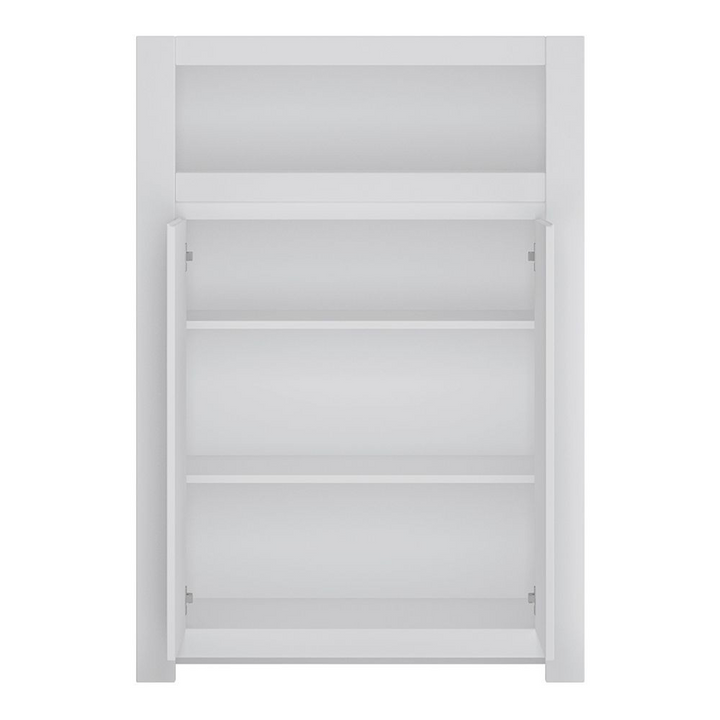 Abingdon 2 Door Cabinet in Alpine White | Living Room Cabinets | Living Room Cabinet