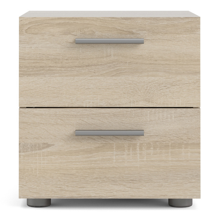 Ende Bedside 2 Drawers in Oak | Bedside Cabinet | Bedside Cabinets | Bedroom Cabinet