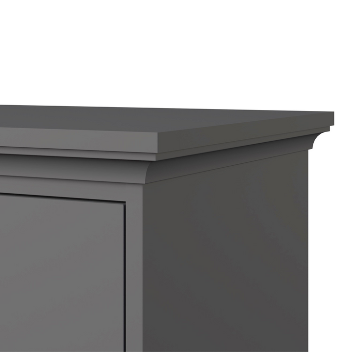 Solihull Chest 5 Drawers in Matt Grey | Chest of Drawers | Drawers 