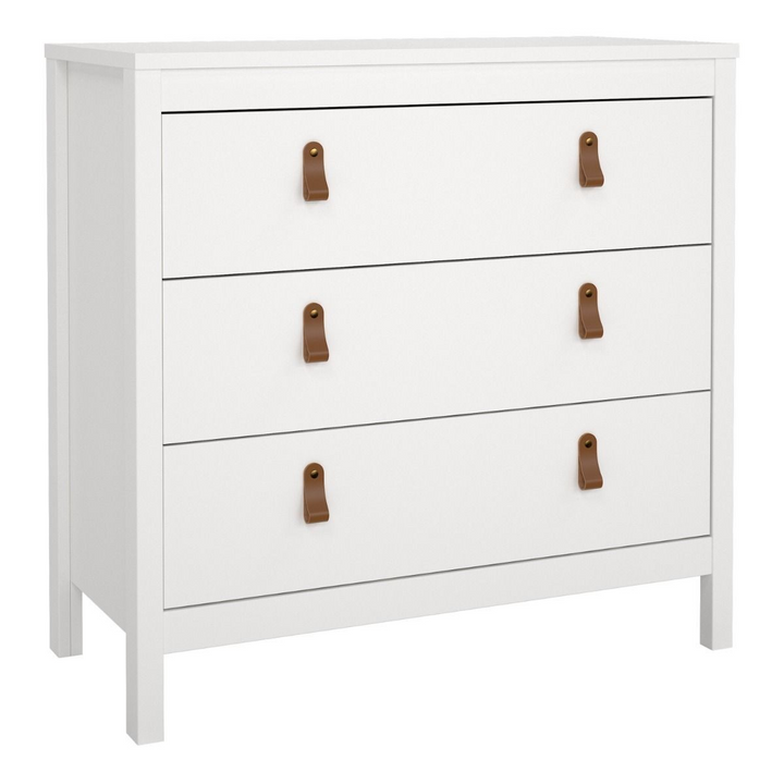 Droitwich Chest 3 Drawers in White | Chest of Drawers | Drawers 