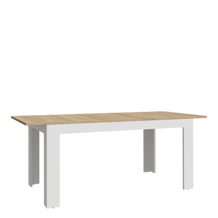 Hitchin Extending Dining Table 160-207cm in Riviera Oak/White | Dining Table