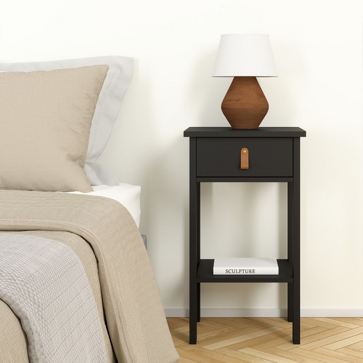 Droitwich Bedside Table with 1 Drawer in White | Bedside Cabinet | Bedside Cabinets | Bedroom Cabinet