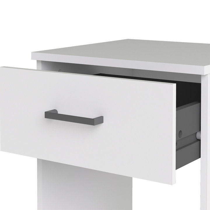 Longton Bedside 1 Drawer in White | Bedside Cabinet | Bedside Cabinets | Bedroom Cabinet