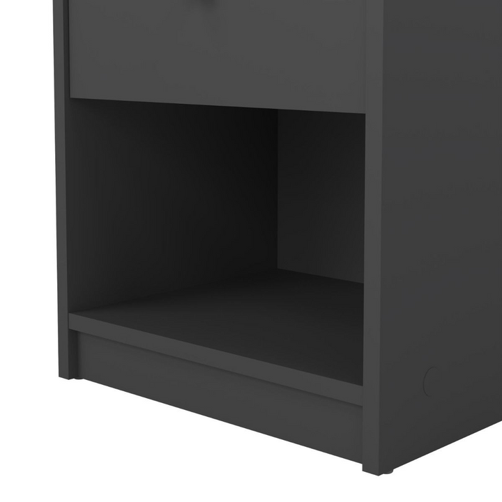 Shenley Bedside 1 Drawer in Grey | Bedside Cabinet | Bedside Cabinets | Bedroom Cabinet