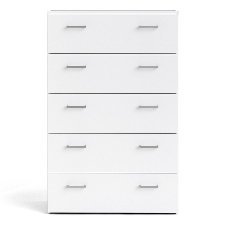 Longton Chest of 5 Drawers in White | Chest of Drawers | Drawers 