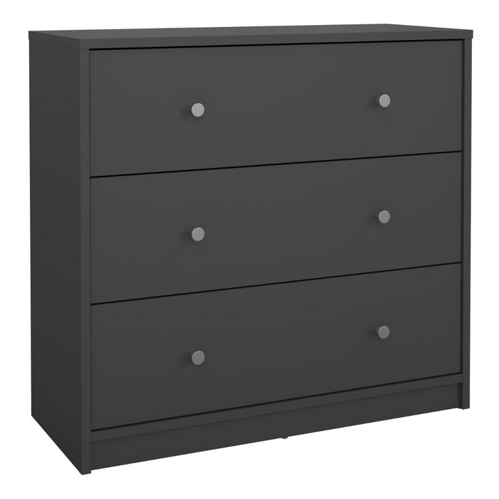 Shenley Chest of 3 Drawers in Grey | Chest of Drawers | Drawers 