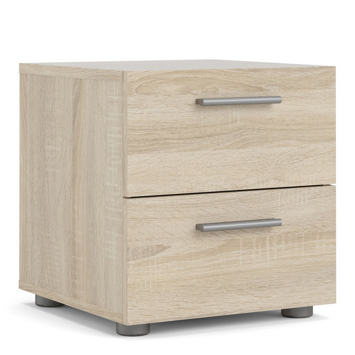 Ende Bedside 2 Drawers in Oak | Bedside Cabinet | Bedside Cabinets | Bedroom Cabinet