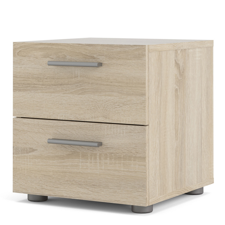 Ende Bedside 2 Drawers in Oak | Bedside Cabinet | Bedside Cabinets | Bedroom Cabinet