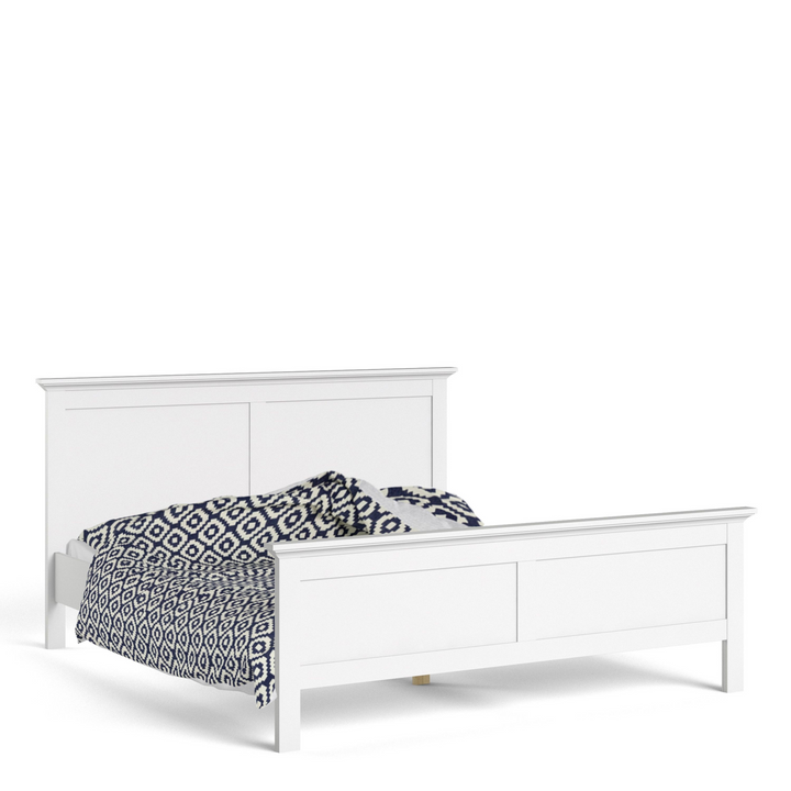 Solihull Super King Bed (180 x 200) in White | Beds | King Bed