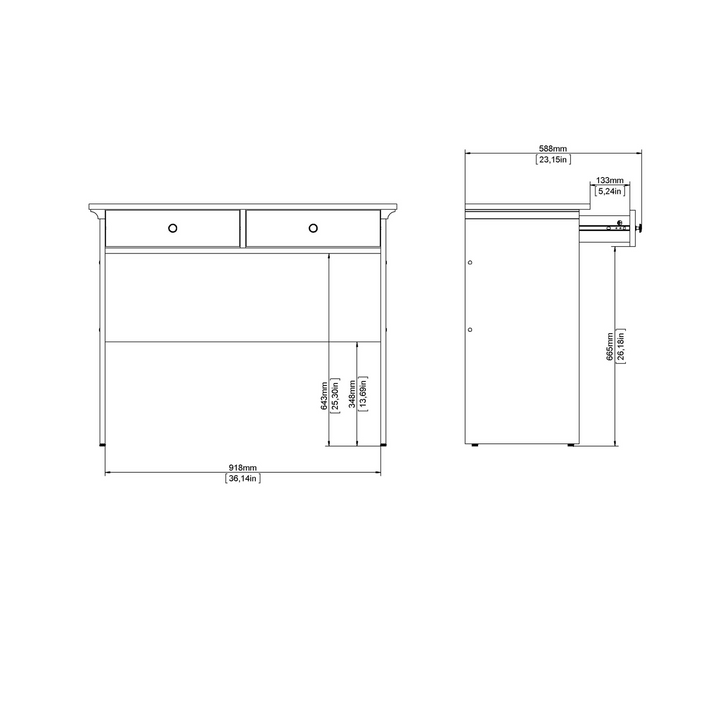 Solihull Console Table White | Living Room Cabinets | Living Room Cabinet