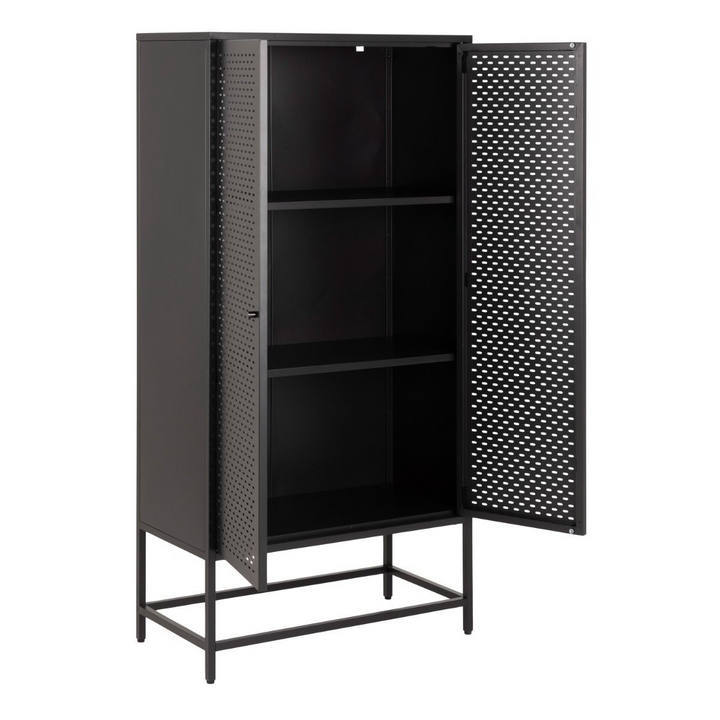 Carshalton 2 Door Cabinet in Matt Black | Dining Cabinet | Dining Cabinets