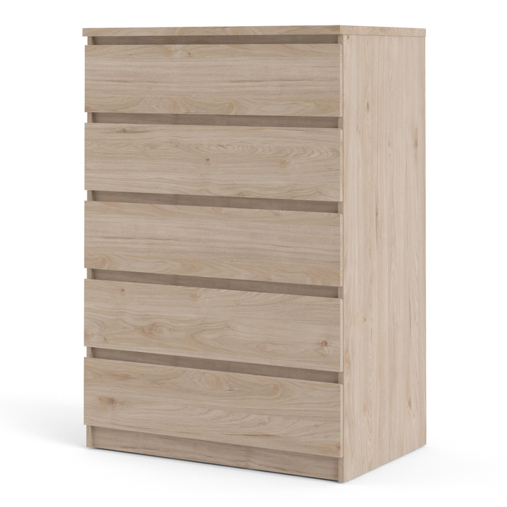 Brook Chest of 5 Drawers in Jackson Hickory Oak | Chest of Drawers | Drawers 