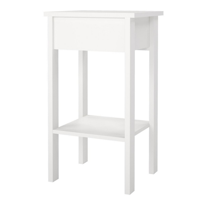 Droitwich Bedside Table with 1 Drawer in White | Bedside Cabinet | Bedside Cabinets | Bedroom Cabinet