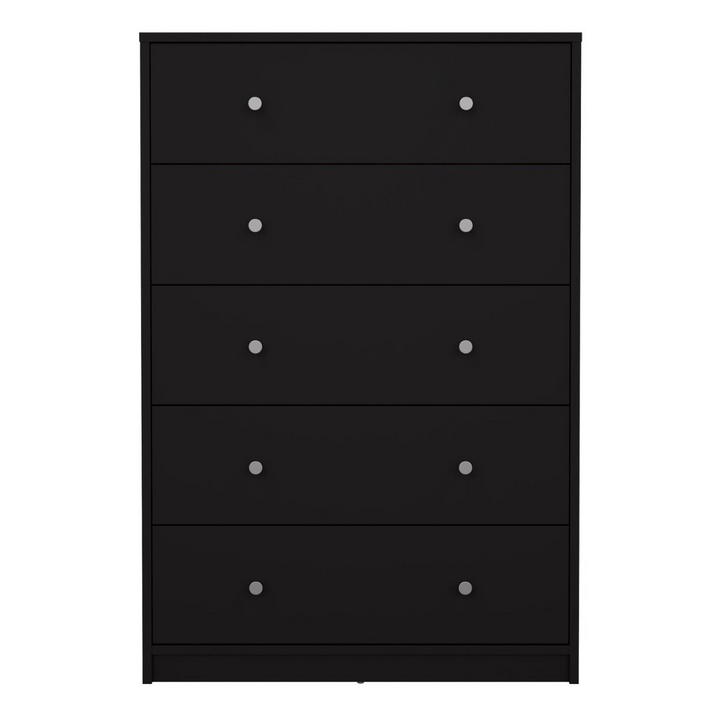 Shenley Chest of 5 Drawers in Black | Chest of Drawers | Drawers 