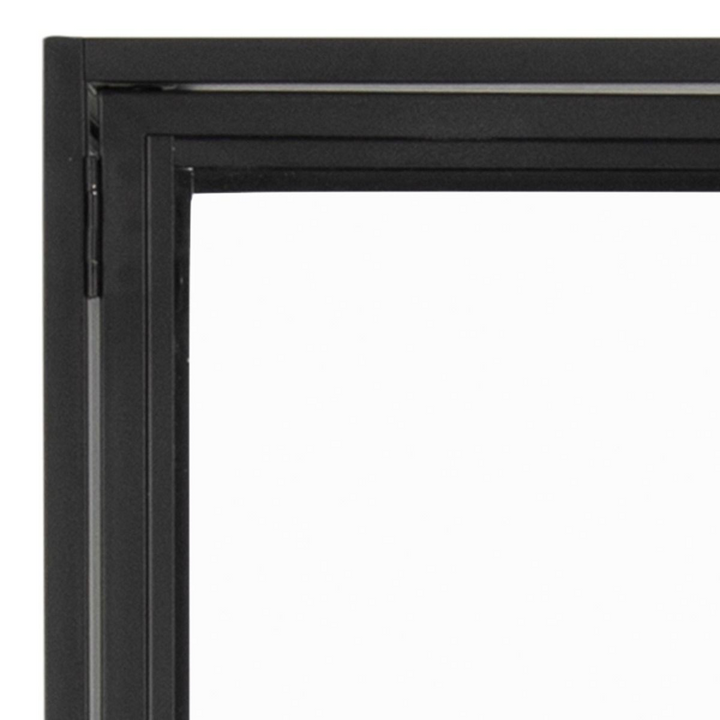 Wishaw Tall Black Metal 2 Door Display Cabinet | Dining Cabinet | Dining Cabinets