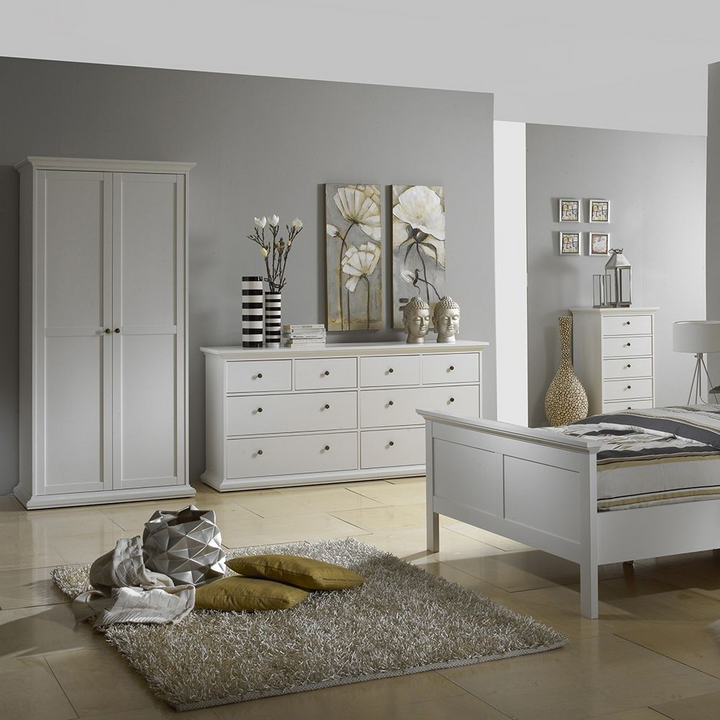 Solihull Chest of 8 Drawers in White | Chest of Drawers | Drawers 