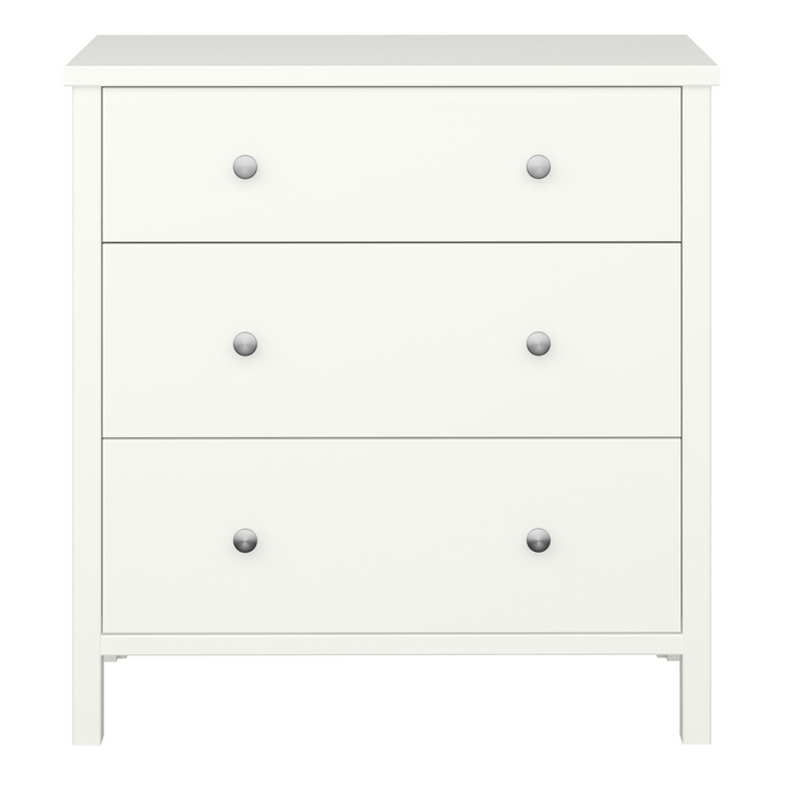 Cramlington 3 Drawer Chest Off White | Chest of Drawers | Drawers 