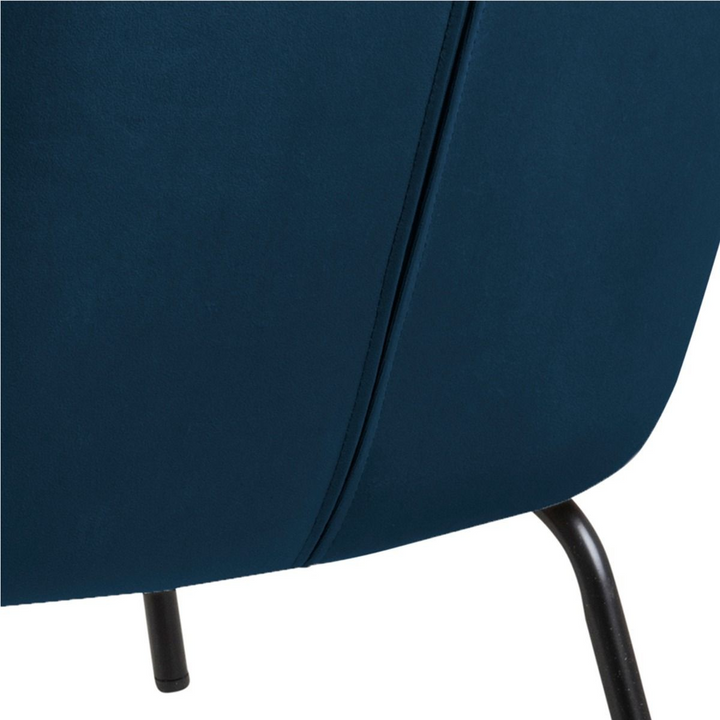 Llanelli Lounge Chair in Navy Blue | Lounge Chair | Lounge Chairs