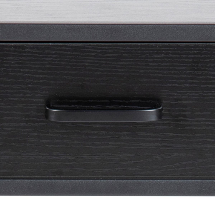 Arnold Bedside Table with 1 Drawer in Black | Bedside Cabinet | Bedside Cabinets | Bedroom Cabinet