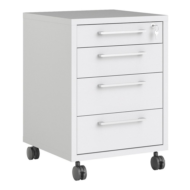 Beeston Mobile Cabinet in White | Living Room Cabinets | Living Room Cabinet