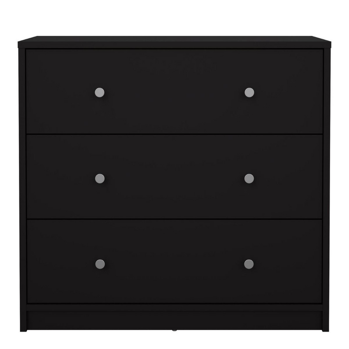 Shenley Chest of 3 Drawers in Black | Chest of Drawers | Drawers 