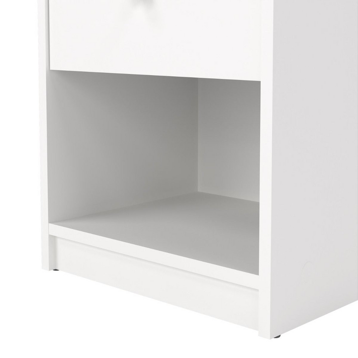 Shenley Bedside 1 Drawer in White | Bedside Cabinet | Bedside Cabinets | Bedroom Cabinet