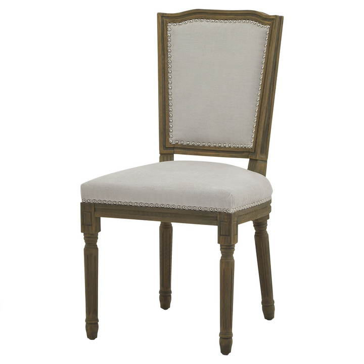 Kendal Grey Dining Chair | Dining Chair | Fabric Dining Chair | Wooden Dining Chair