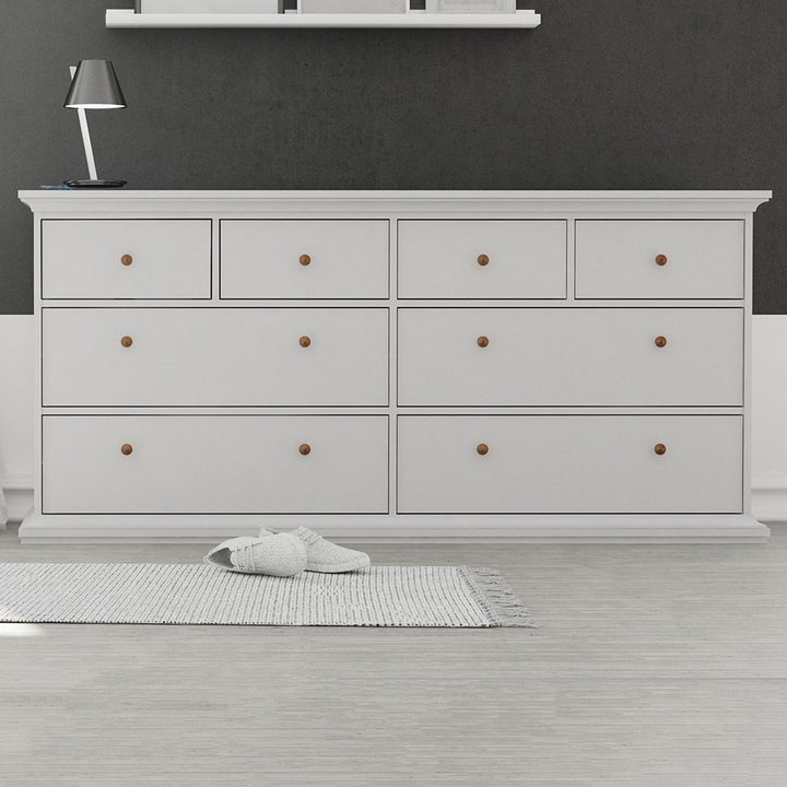 Solihull Chest of 8 Drawers in White | Chest of Drawers | Drawers 