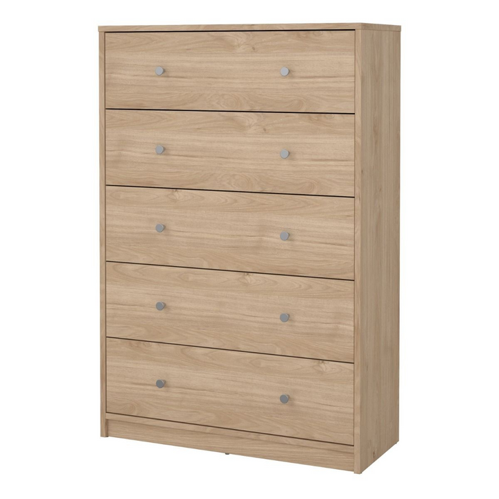 Shenley Chest of 5 Drawers in Jackson Hickory Oak | Chest of Drawers | Drawers 