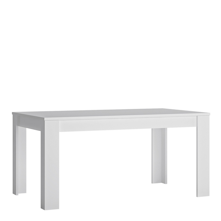 Earley Large Extending Dining Table 160-200cm in White and High Gloss | Dining Table